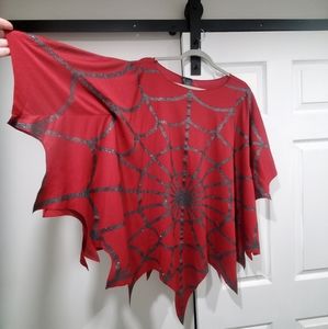 Red spider poncho